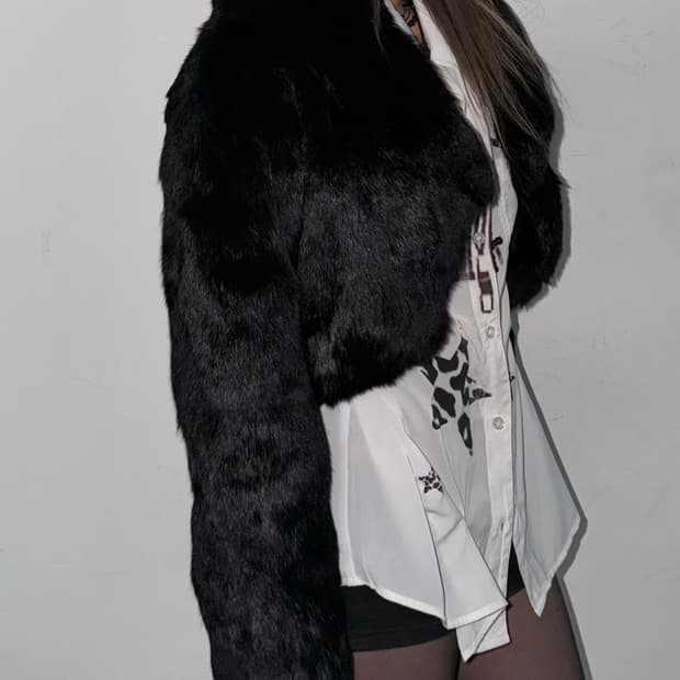 블랙 볼레로 토키 퍼 