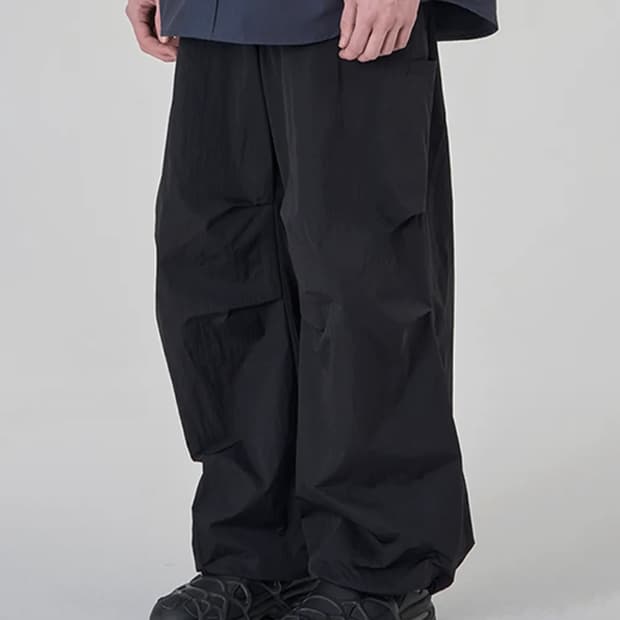 편마 나일론 팬츠