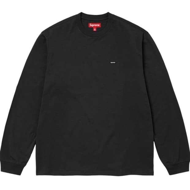 [XXL] 슈프림 스몰 박스 롱슬리브 티셔츠 블랙(24FW)