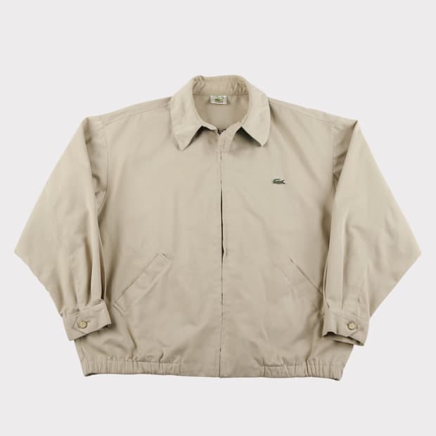 [L] 90's 라코스테 코튼 블루종 자켓