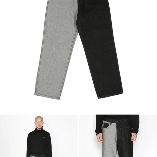 아조바이아조 Twofold Washed Jeans [Black]