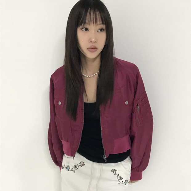 퍼플 항공자켓