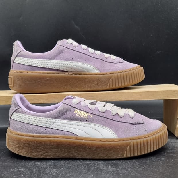 푸마 스웨이드 플랫폼 운동화 220