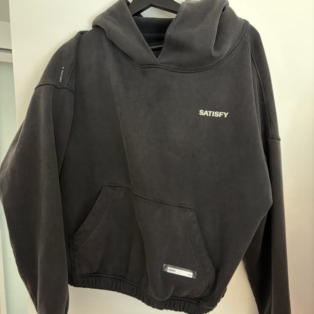 [1] 새티스파이 소프트쉘 후디 블랙