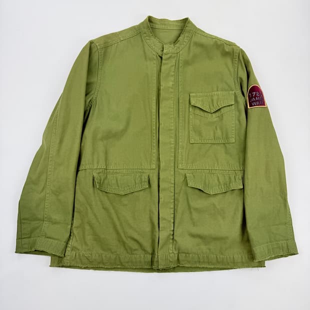 비이커 패치 디테일 필드자켓