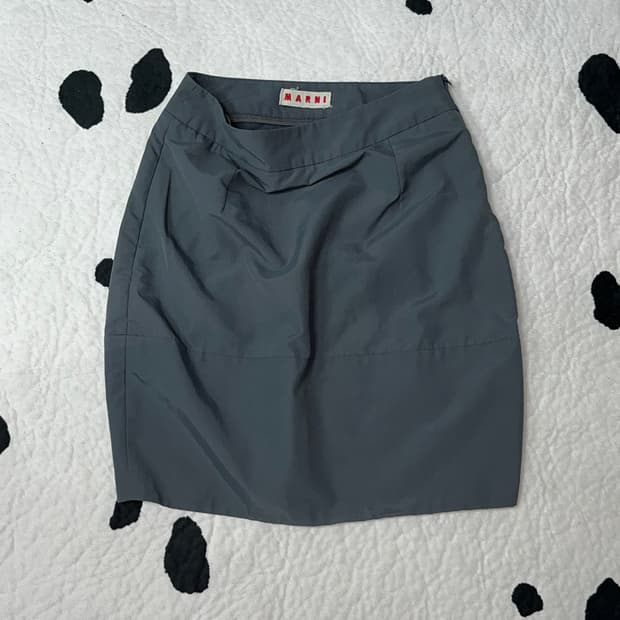 MARNI pumpkin midi skirt