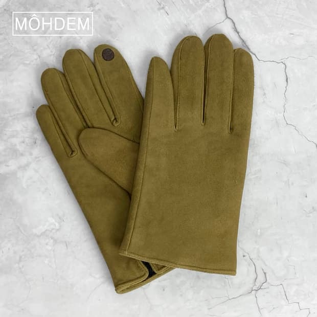[premium] 스웨이드 가죽 장갑 올리브