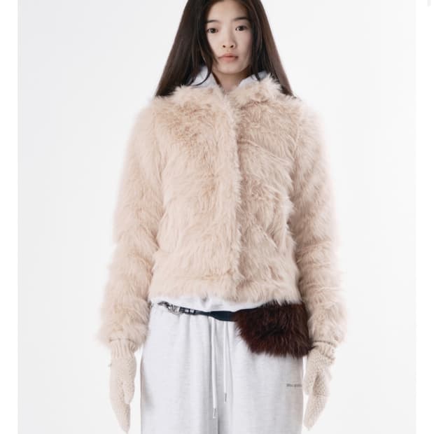 Wsc 아카이브 체인 퍼 자켓