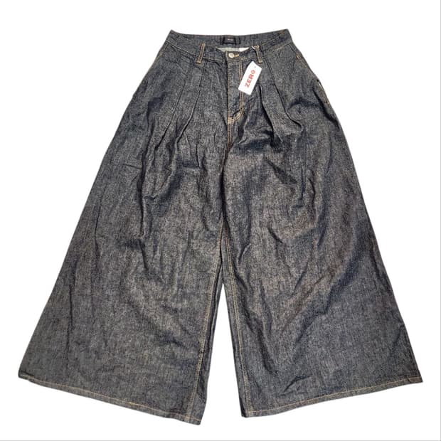 줄로그 julllog 벌룬 와이드 생지 데님 팬츠 새상품 (L)