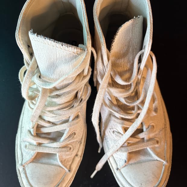 컨버스 X 메종 마틴 마르지엘라 하이탑 아이보리