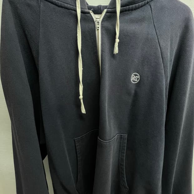 렉토 반집업 후드티 