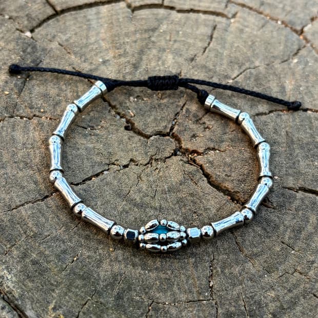 써지컬 스틸 비즈 팔찌