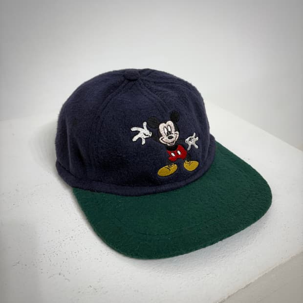 90's  Mickey unlimited Fleece Wool cap