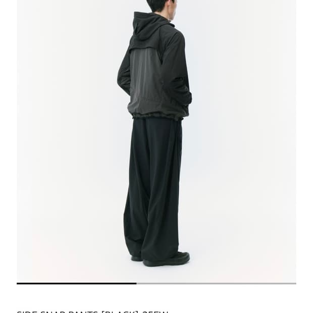 25FW [4]산산기어 side snap pants 