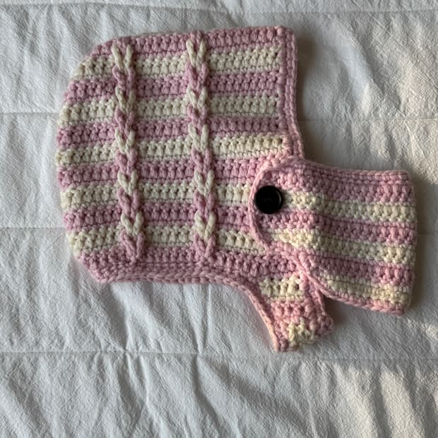 Miumiu 바라클라바 핑크 xs 