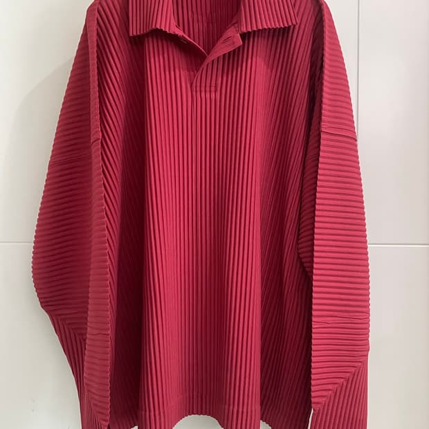 이세이미야케 옴므플리세 긴팔 카라티