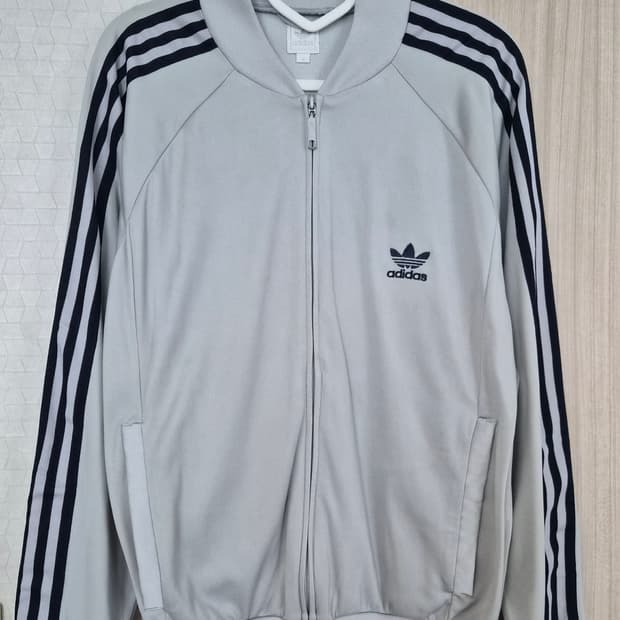 아디다스 희귀 트랙탑 져지 (그레이+하늘)