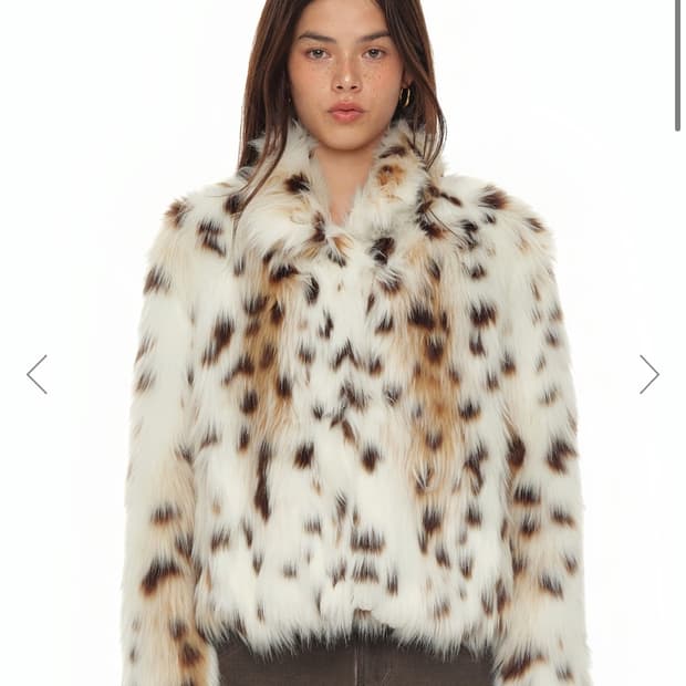 투머치택스 tmt 레오파드 퍼자켓