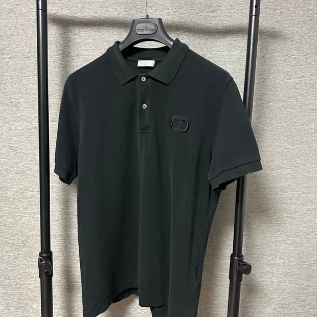 디올 CD로고 아이콘 카라티 블랙 (XL)