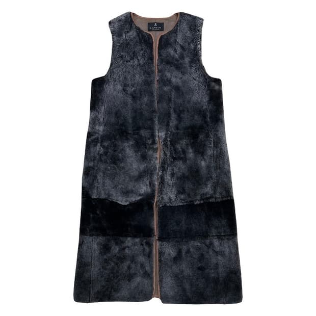 랑방 컬렉션 모피 조끼 55