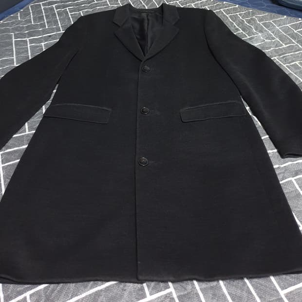 자라 메이드 인 루마니아 비스코스 롱코트 (XL)