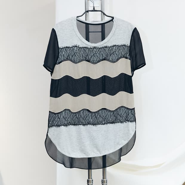 Lace Pattern T-Shirt