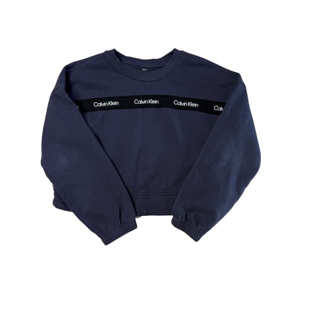 켈빈클라인 크롭 맨투맨