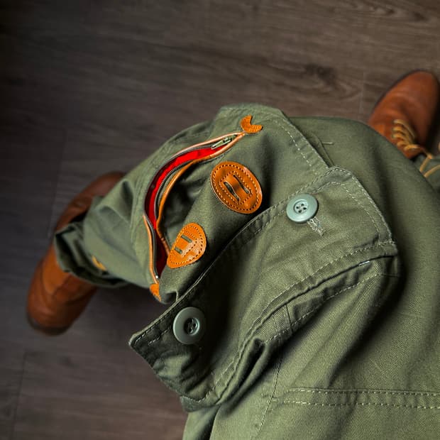 Up Start 메롱 포켓 배기 테이퍼드 팬츠