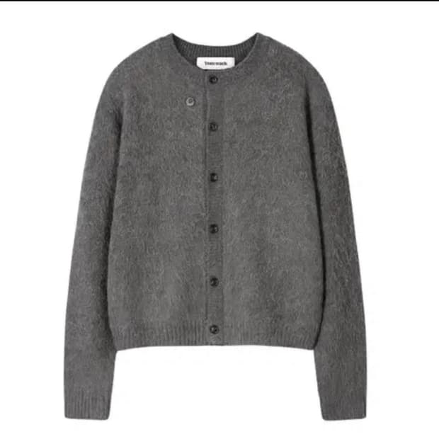 (오늘만급처)25fw토니웩 알파카 모헤어 가디건 카본xl 새상품