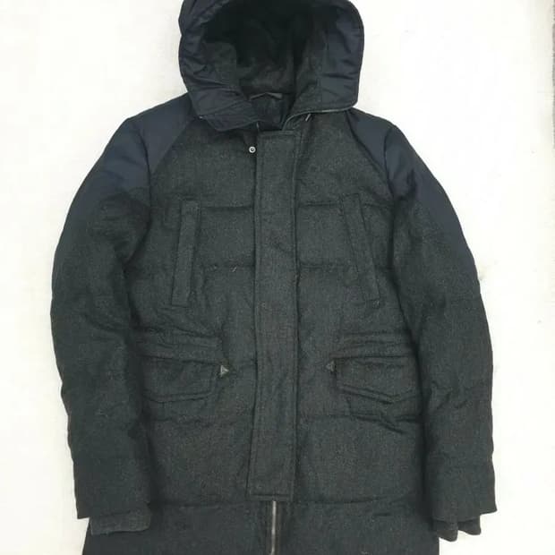 (구스다운) 솔리드옴므 패딩 점퍼 100 (슬림)