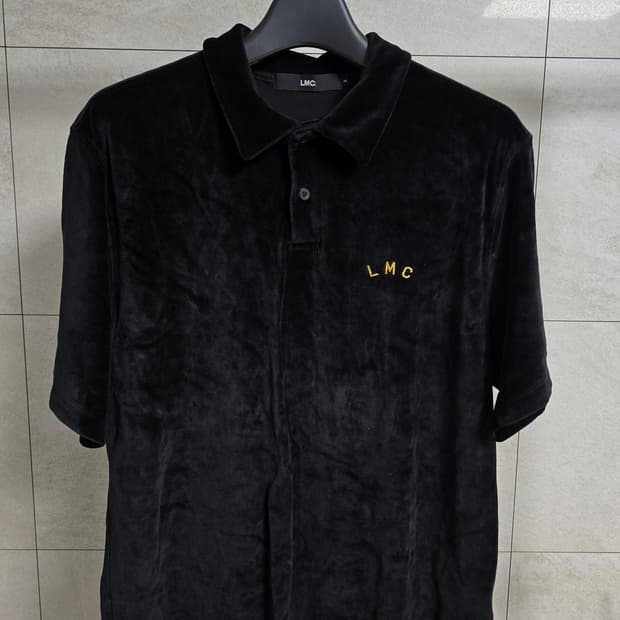 LMC 벨벳 카라 반팔 XL