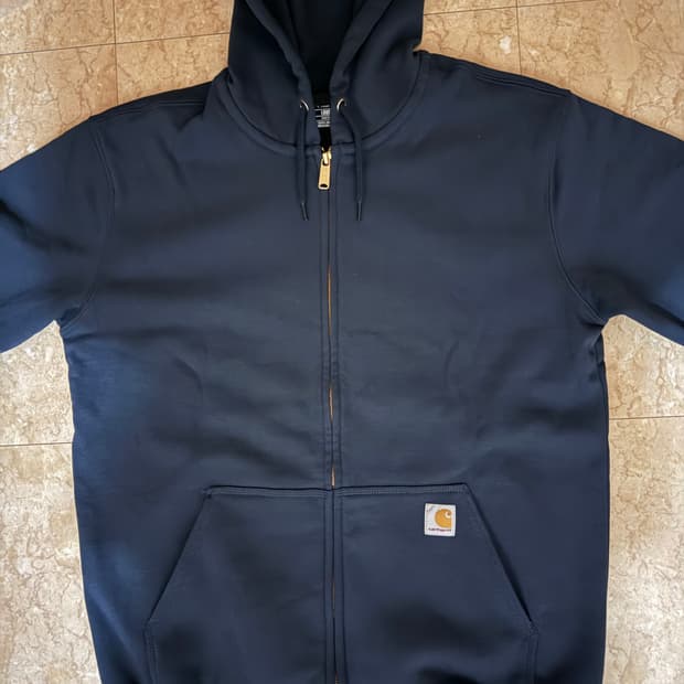 칼하트 루즈핏 후드집업 네이비