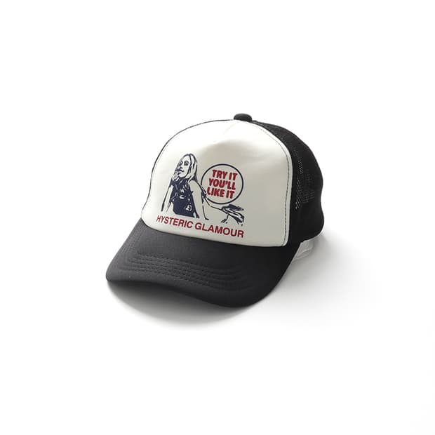 히스테릭글래머 HYSTERIC GLAMOUR Mesh Cap