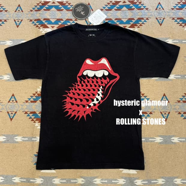 [S][90] 히스테릭글래머 x 롤링스톤즈 월드투어 빈티지 티셔츠 