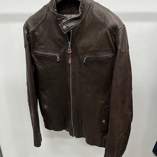 100-105) 시리즈 베지터블 가죽자켓 