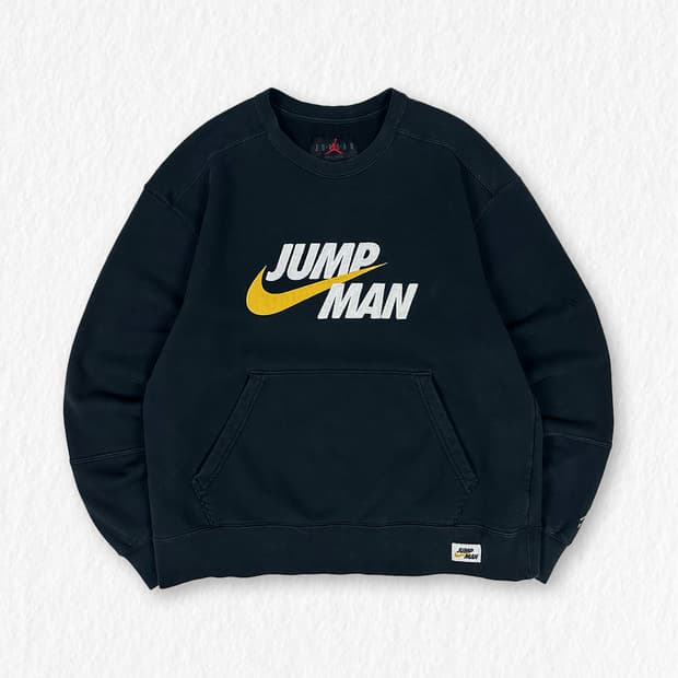 조던 패치로고 후드포켓 맨투맨