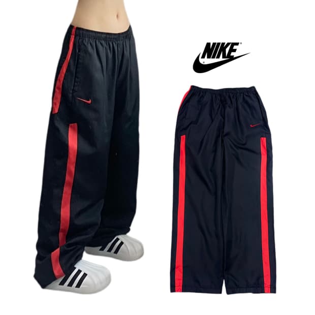 나이키 00s 스우시 올드스쿨 바람막이 트랙팬츠