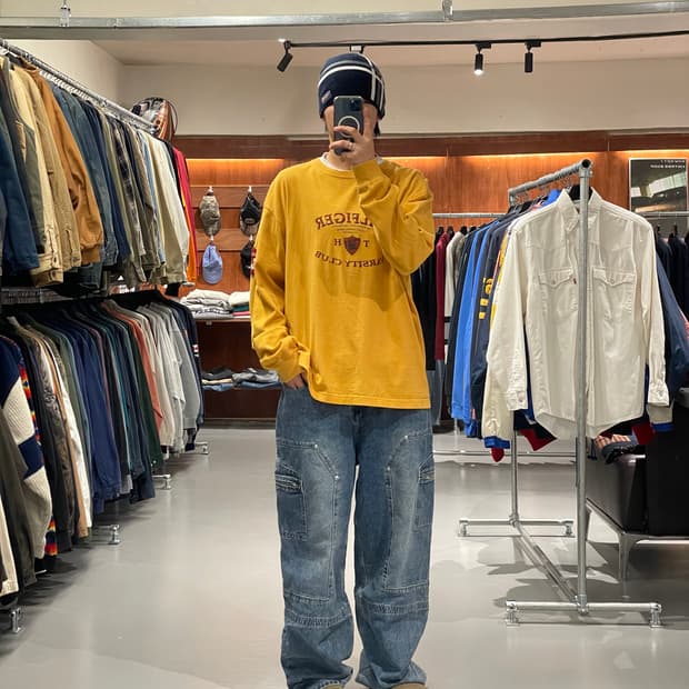 타미힐피거 롱슬리브 티셔츠  