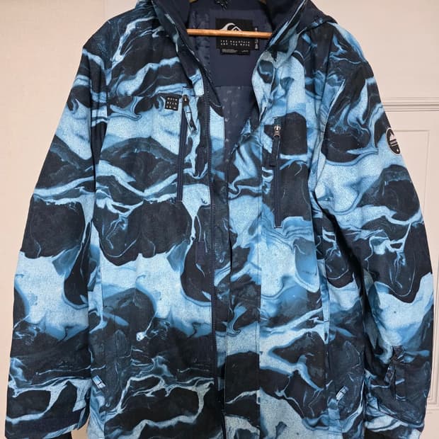 퀵실버 미션 프린트 스키 자켓 보드 자켓