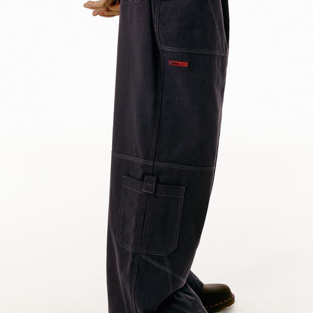 TEKET Gear Stitch Pants Dusty Blue