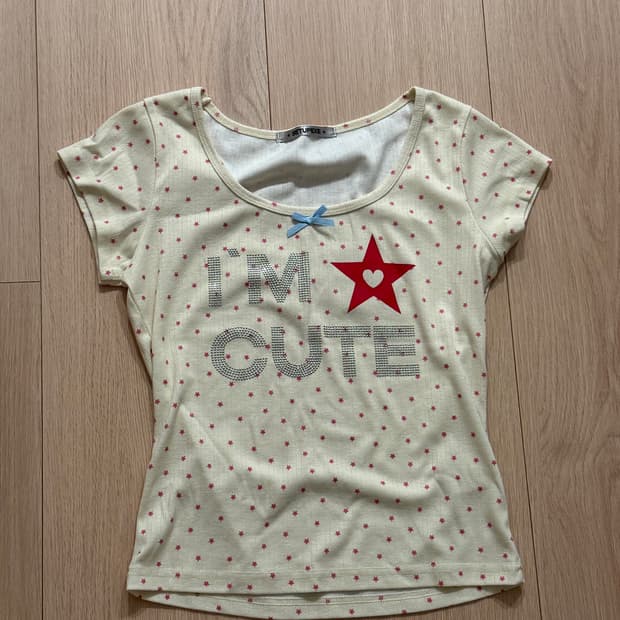 셋업이엑스이 I AM CUTE TOP
