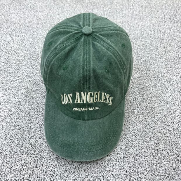 로스앤젤레스 레터 빈티지 볼캡 모자 0401J