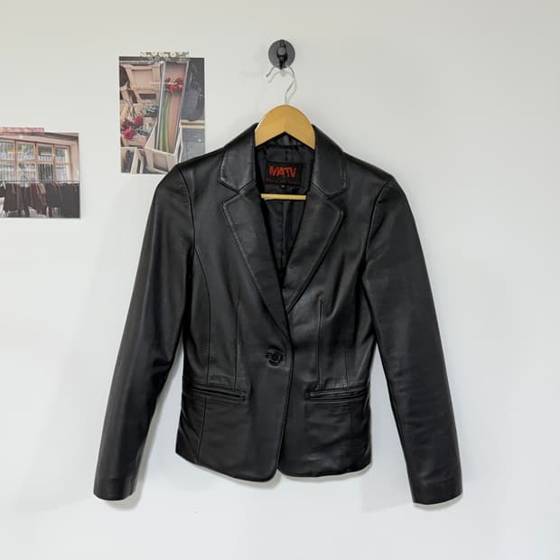 [S] 양가죽 100% 블레이저 자켓