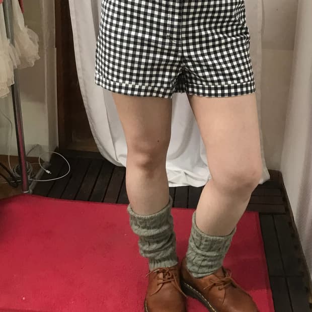 JPN check short pants