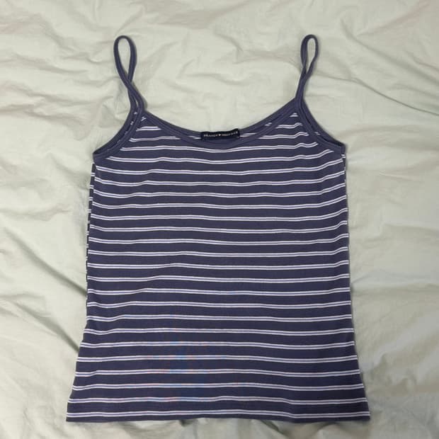 브랜디멜빌 스트라이프 나시 슬리브리스