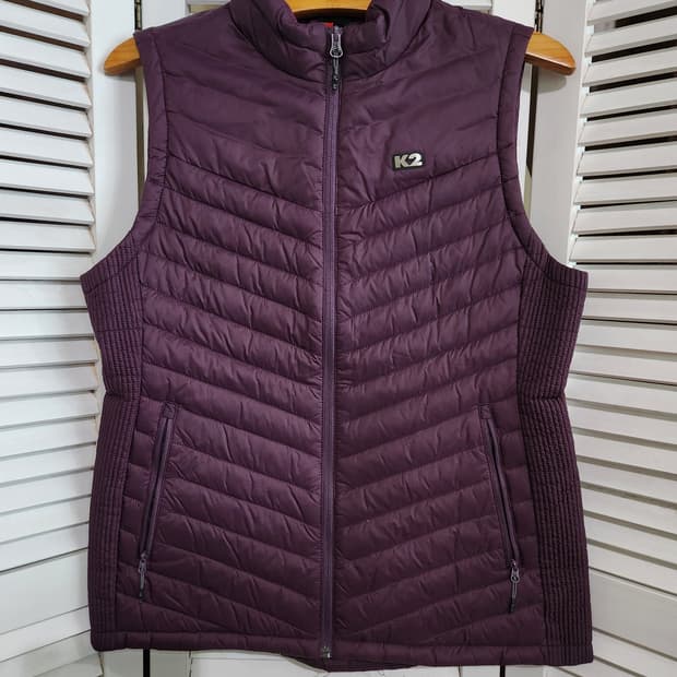 K2 겨량 구스다운 배딩조끼 100