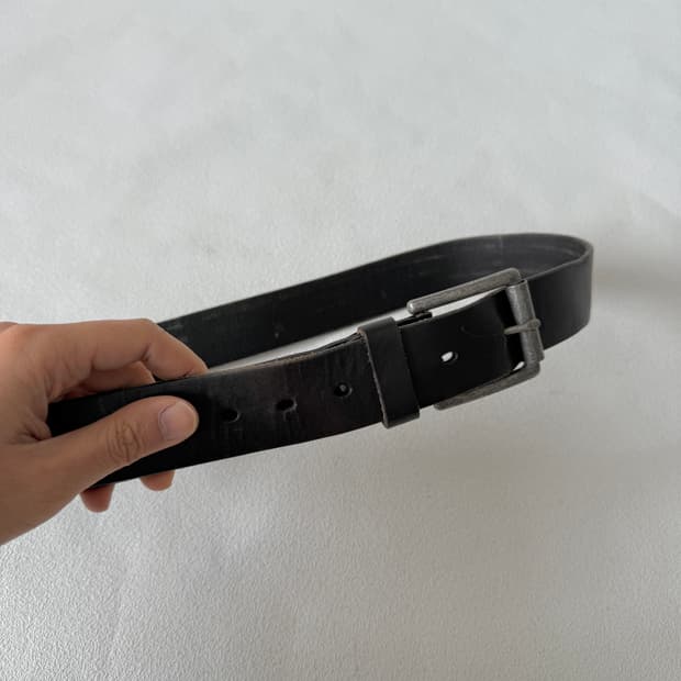 Pre owned 레더 벨트