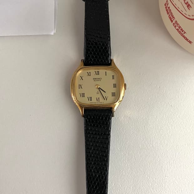 Seiko 세이코 로만 골드 쿼츠