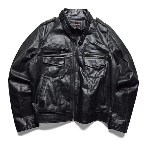 [L] 론 프리미엄 골드 양가죽 자켓