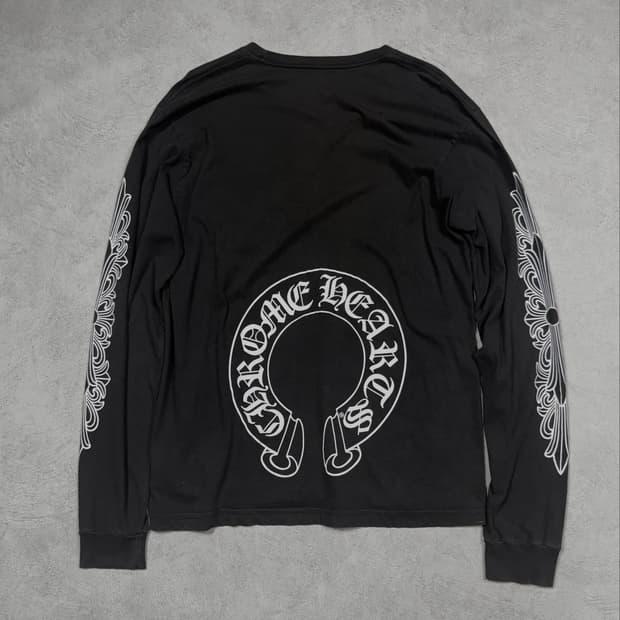 Chrome Hearts Floral Horseshoe Long Slee